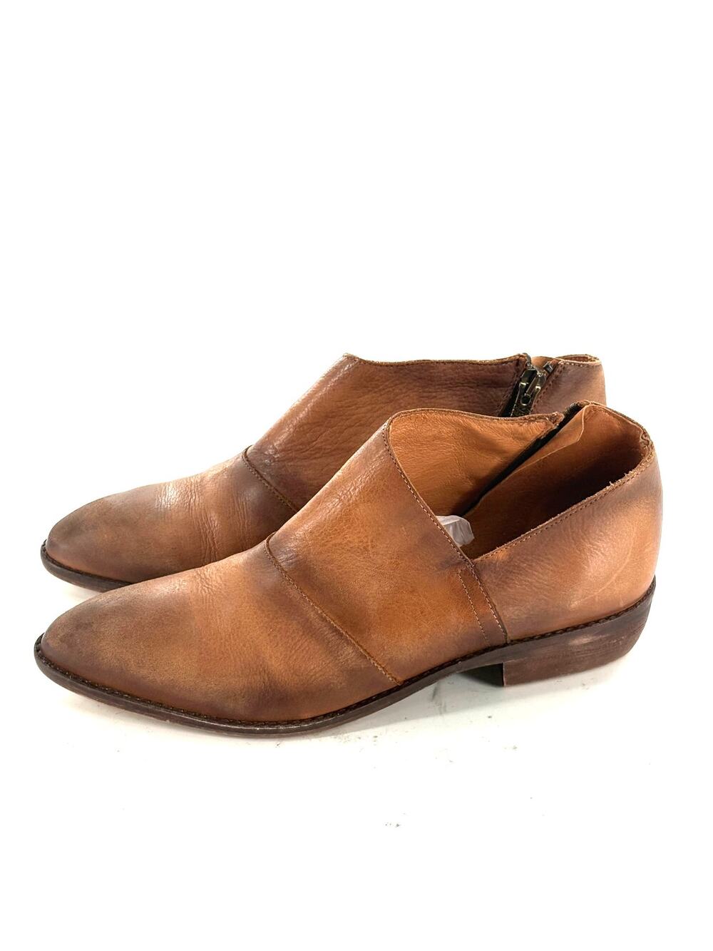 Veracruz Sundance Ankle Boots 7.5 38 NWOT Leather Tan Booties Western Boho